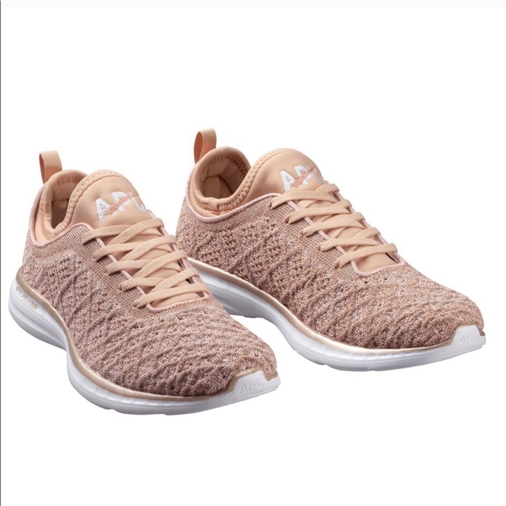 lululemon rose gold techloom phantom sneaker